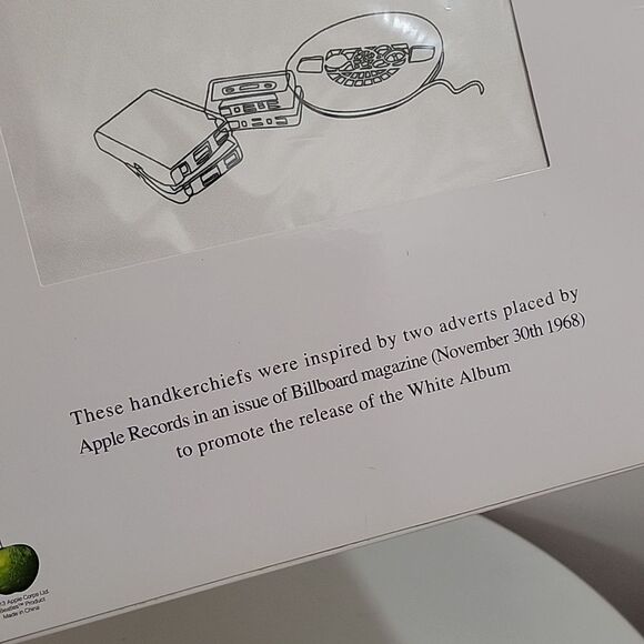 Turnbull & Asser The Beatles It's Here Silk Pocket Square - Picture 4 of 6